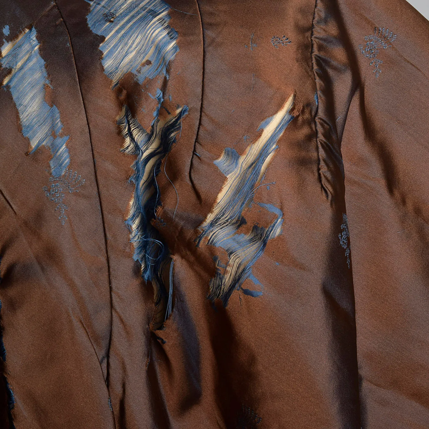 1950s Brown Mink Stole with Pockets