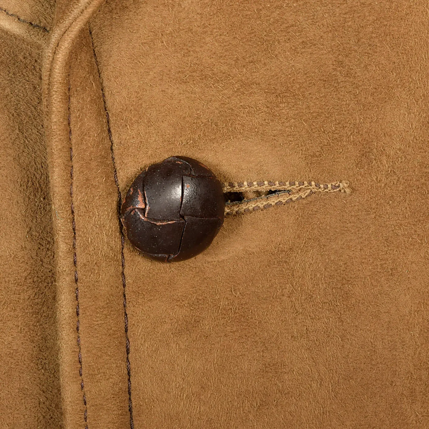 1960s Mens Suede Leather Shooting Jacket