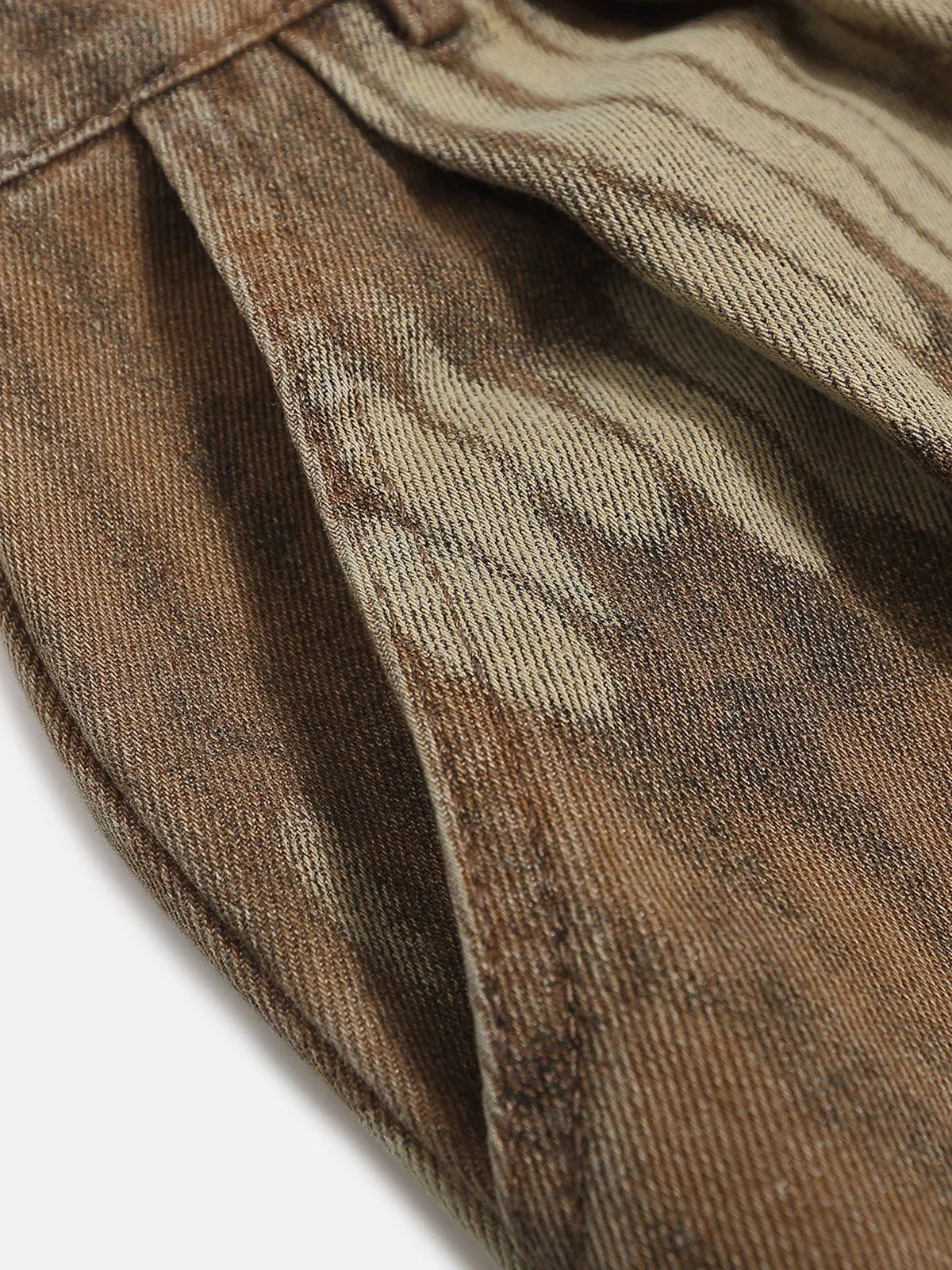 Aelfric Eden Leaf Pattern Washed Jorts