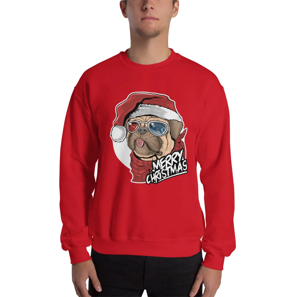 Christmas Dog Men's Sweatshirt