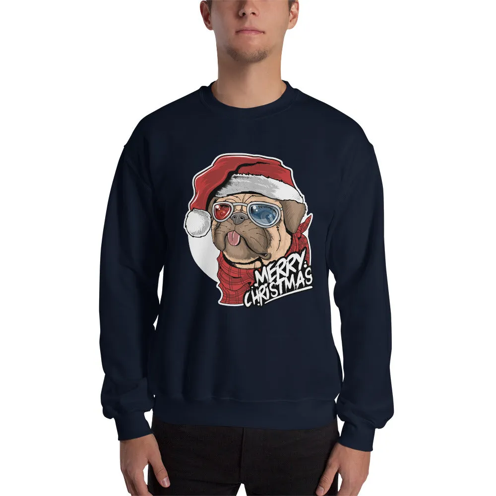 Christmas Dog Men's Sweatshirt