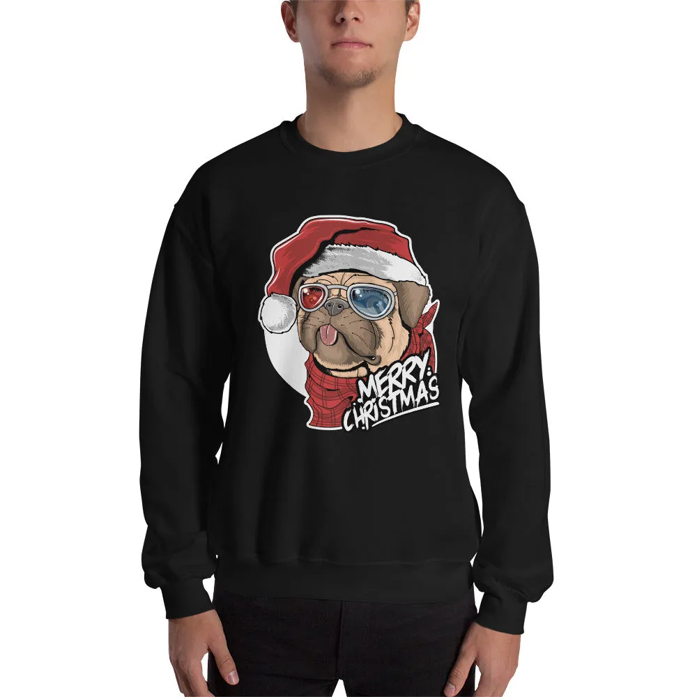 Christmas Dog Men's Sweatshirt