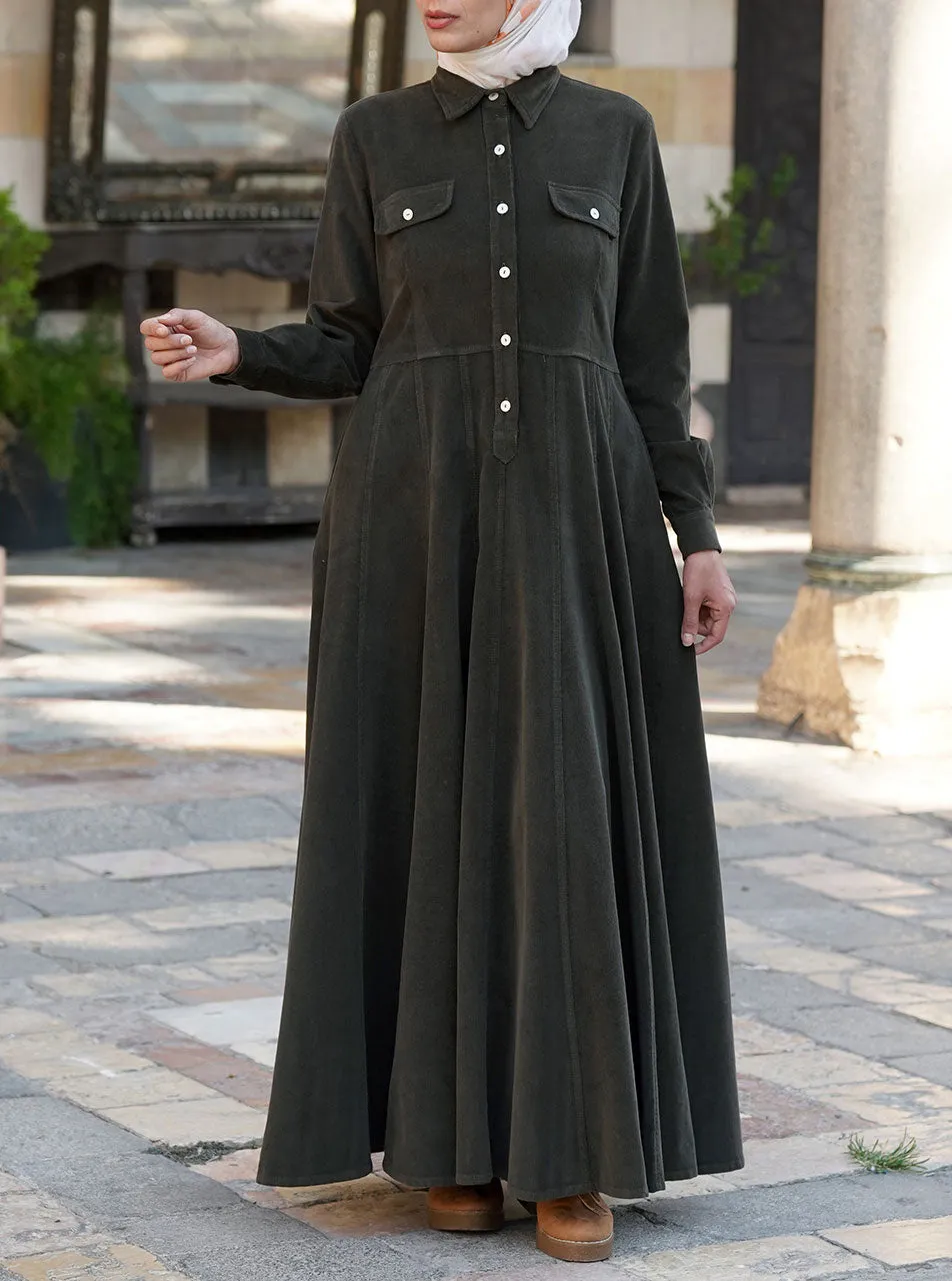 Corduroy Layelle Maxi Dress