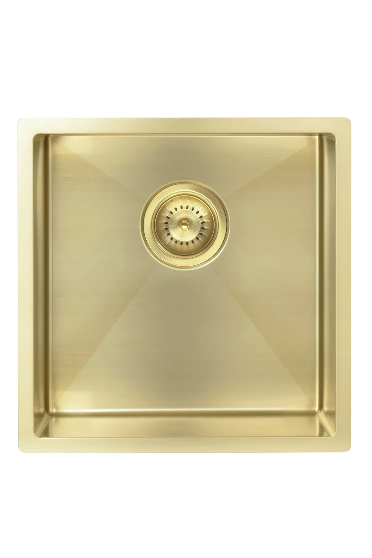 Lavello Kitchen Sink - Single Bowl 450 x 450 - PVD Brushed Bronze Gold
