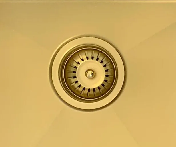 Lavello Kitchen Sink - Single Bowl 450 x 450 - PVD Brushed Bronze Gold