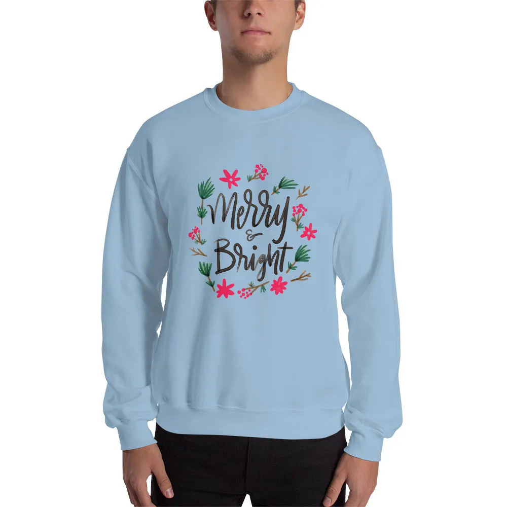 Merry and Bright Men's Sweatshirt