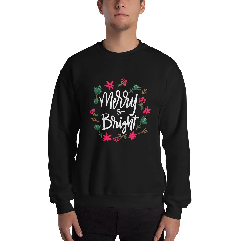 Merry and Bright Men's Sweatshirt
