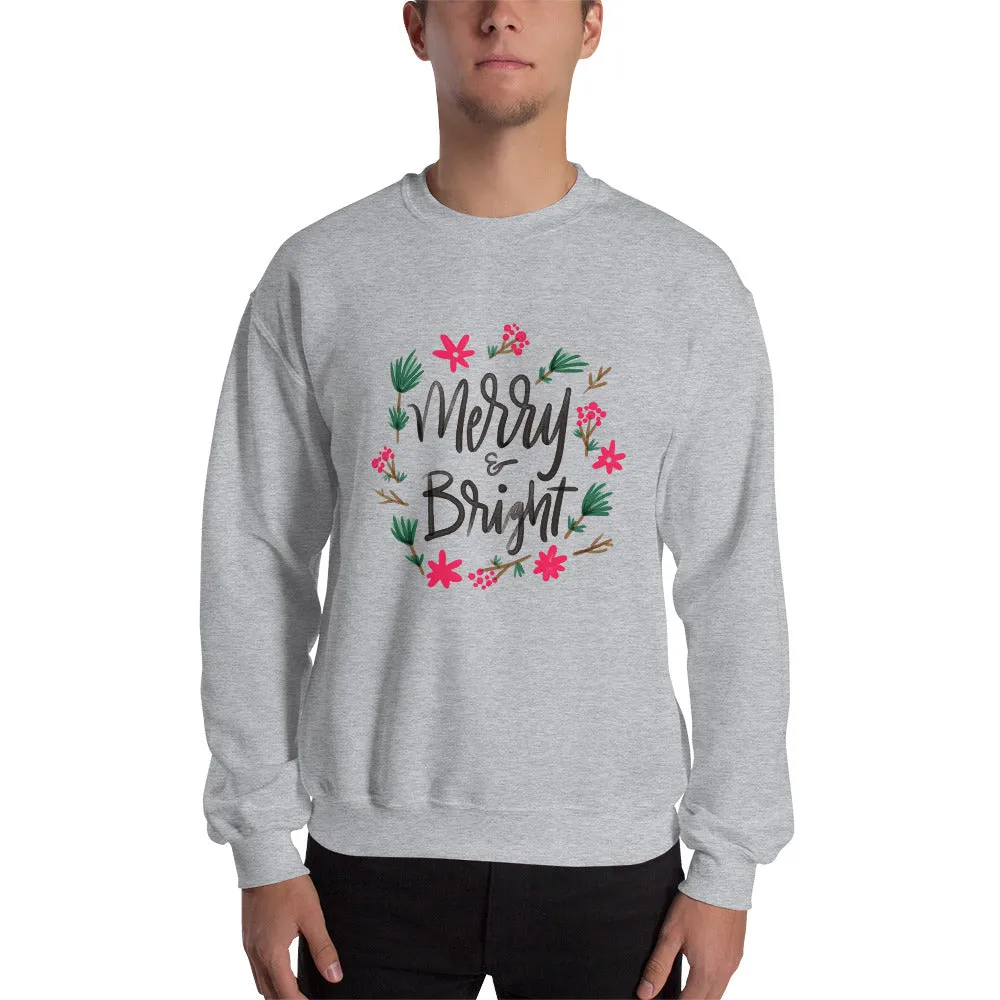 Merry and Bright Men's Sweatshirt