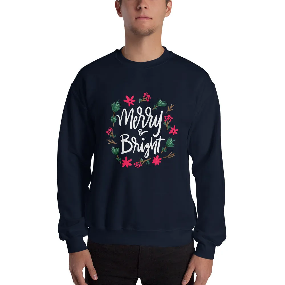 Merry and Bright Men's Sweatshirt