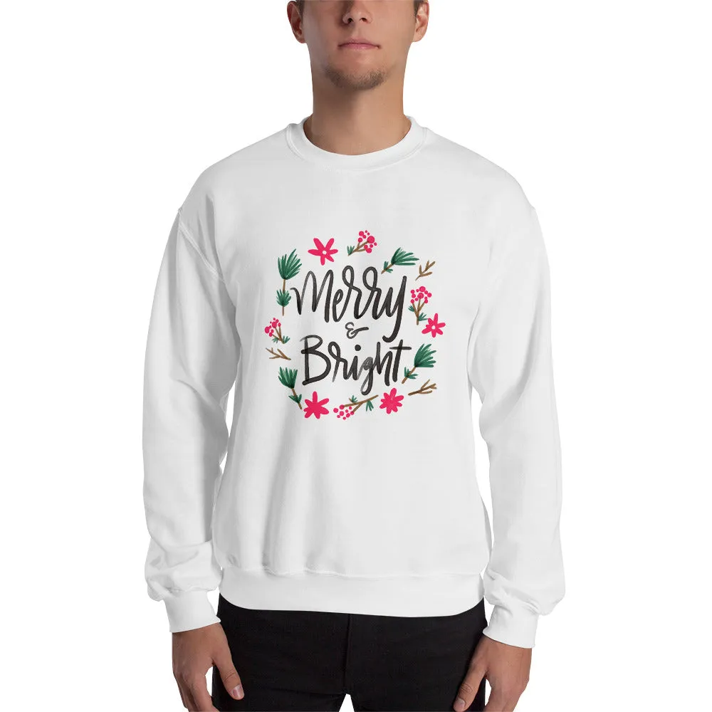 Merry and Bright Men's Sweatshirt
