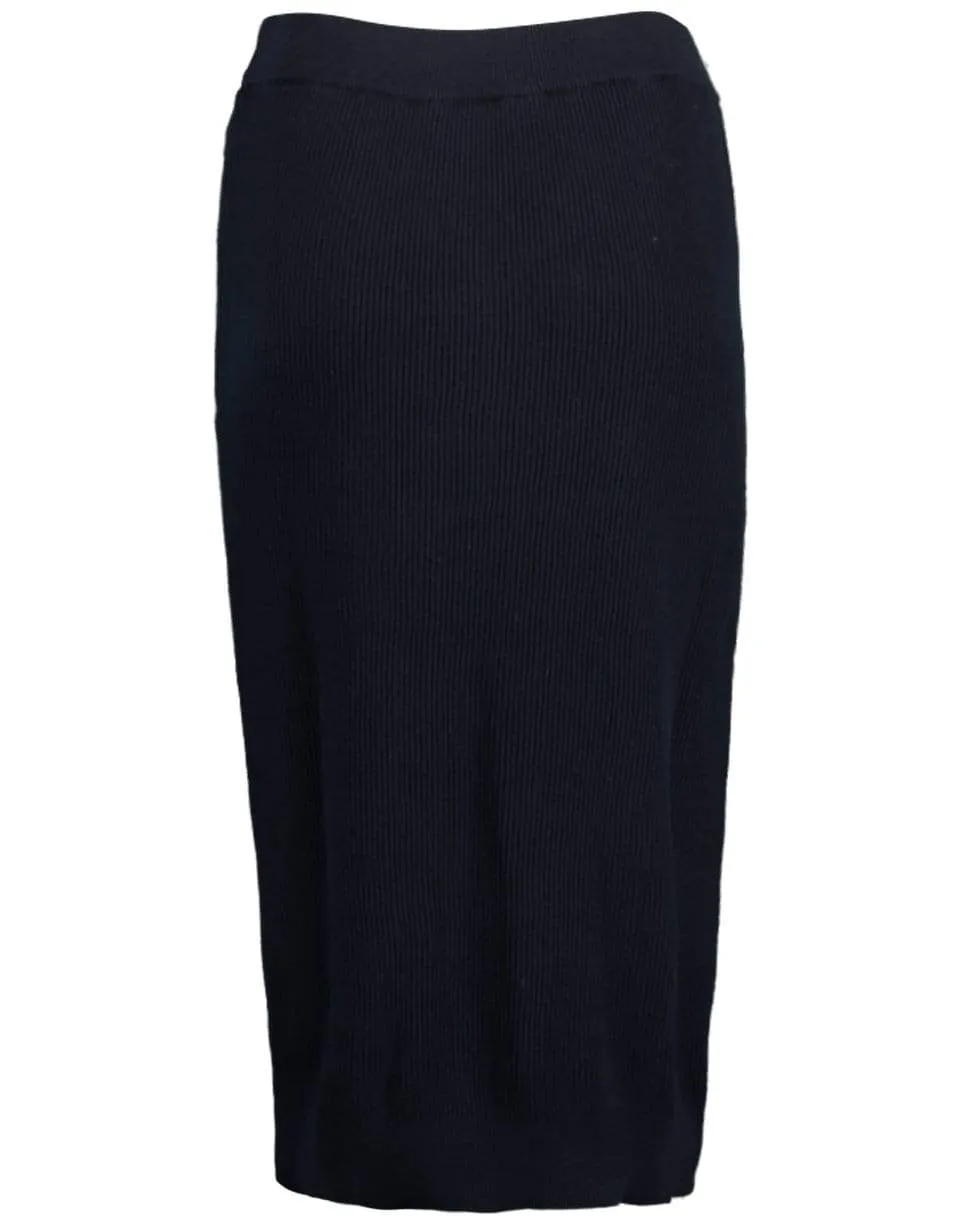 Midnight Knit Pull-On Pencil Skirt