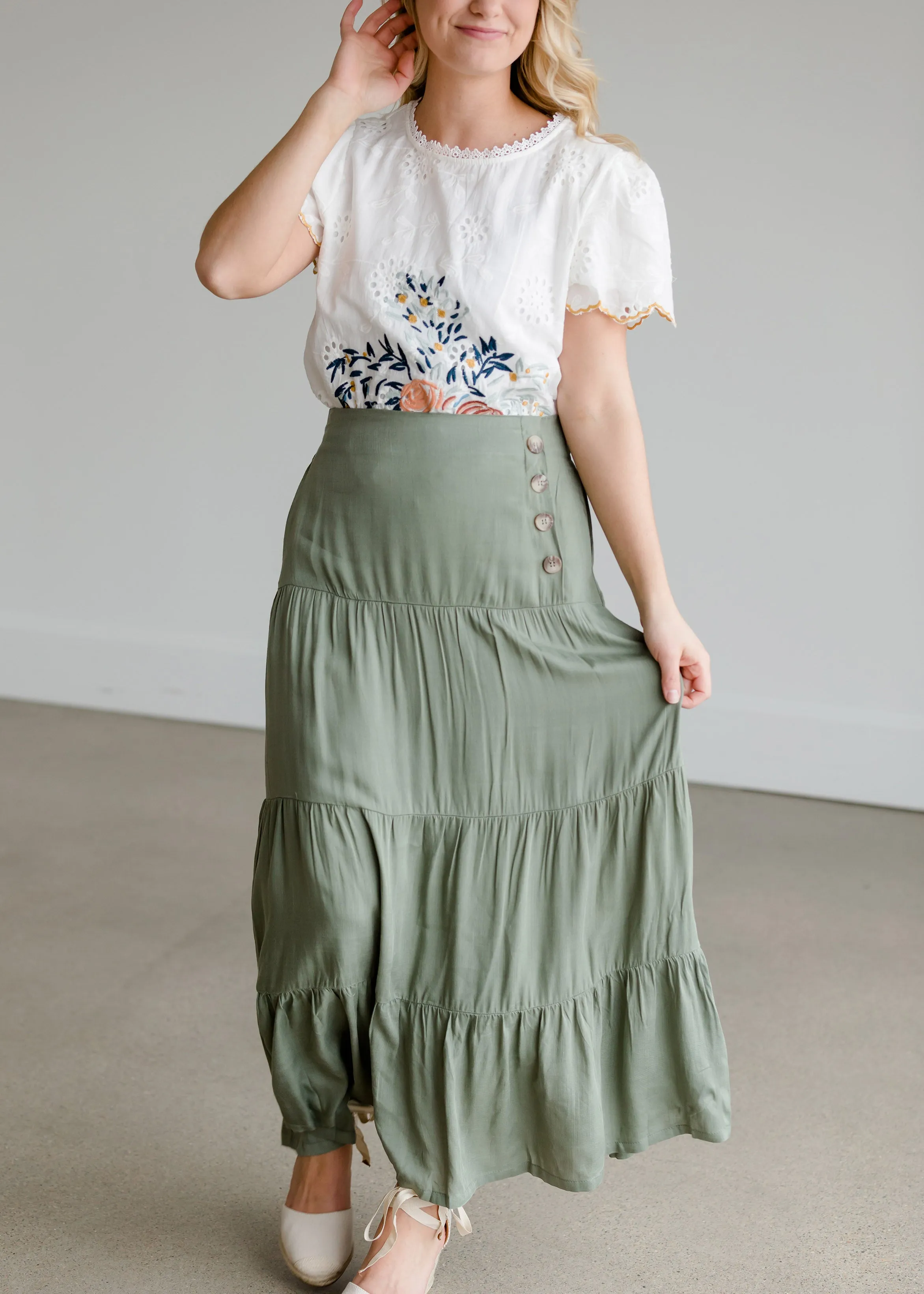Multi Layer Maxi Skirt - FINAL SALE