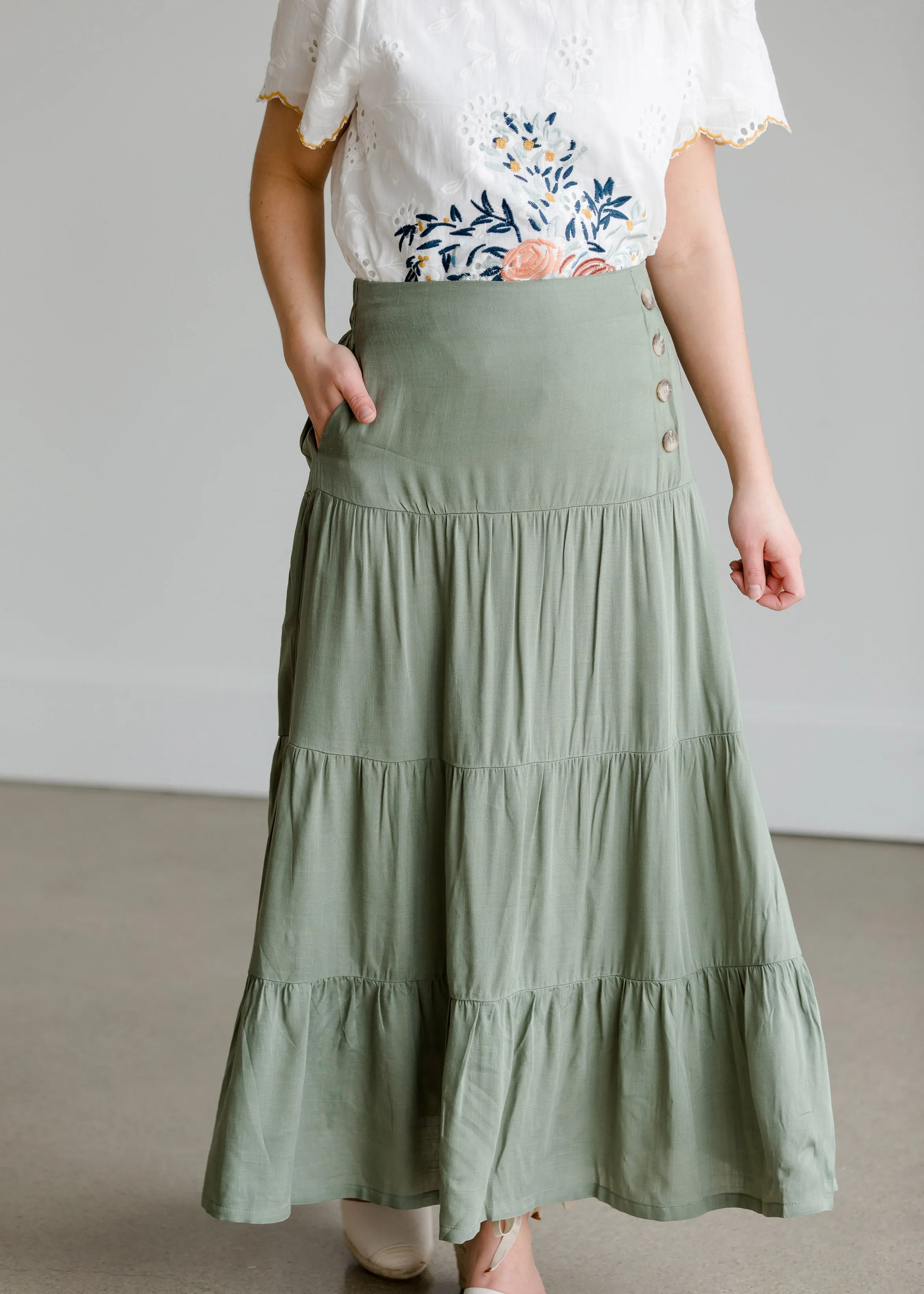 Multi Layer Maxi Skirt - FINAL SALE