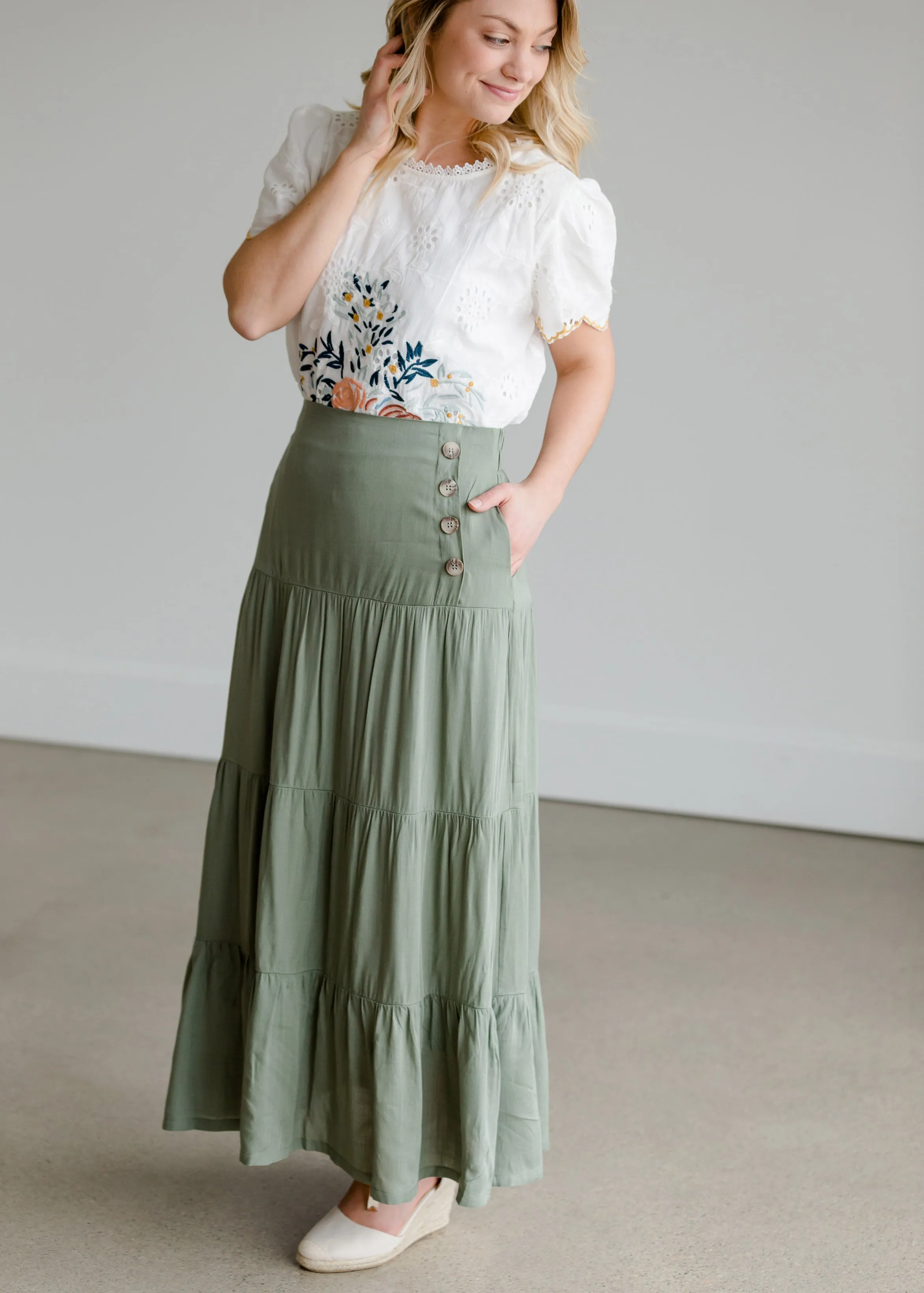 Multi Layer Maxi Skirt - FINAL SALE