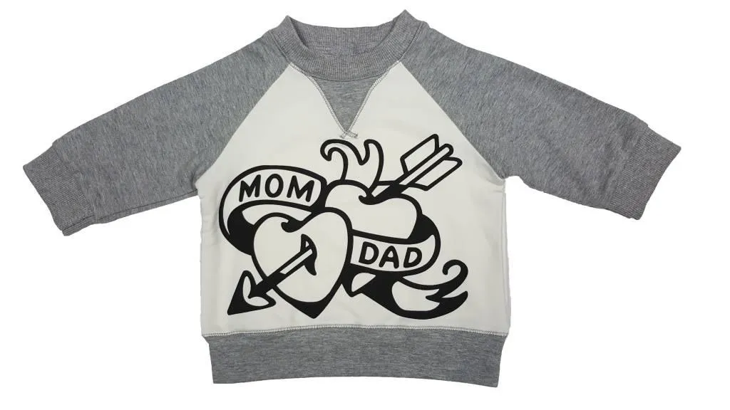 Organic Cotton Tattoo Graphic Sweatshirt