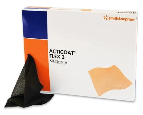 Smith & Nephew 66800418 Acticoat Flex 3 Antimicrobial Barrier Dressing 8" x 16" (This Product Is Final Sale And Is Not Returnable)