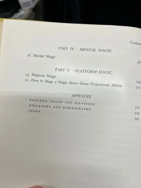 The Amateur Magician's Handbook - Henry Hay (HC)