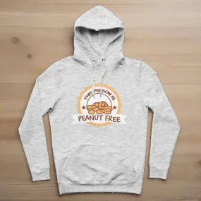 This Person Is Peanut Free Organic Cotton Graphic Hoodie