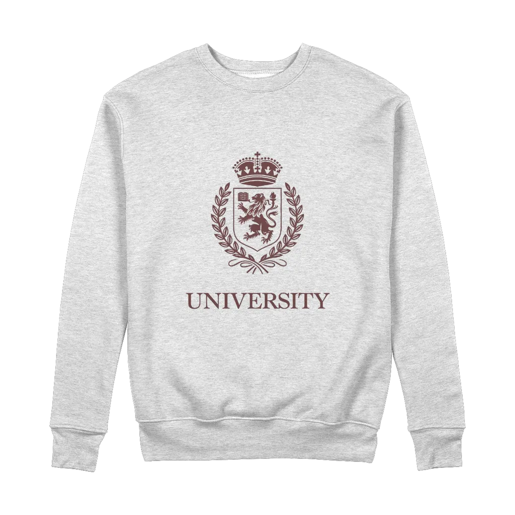 University Seal 100% Organic Cotton Graphic Sweatshirt