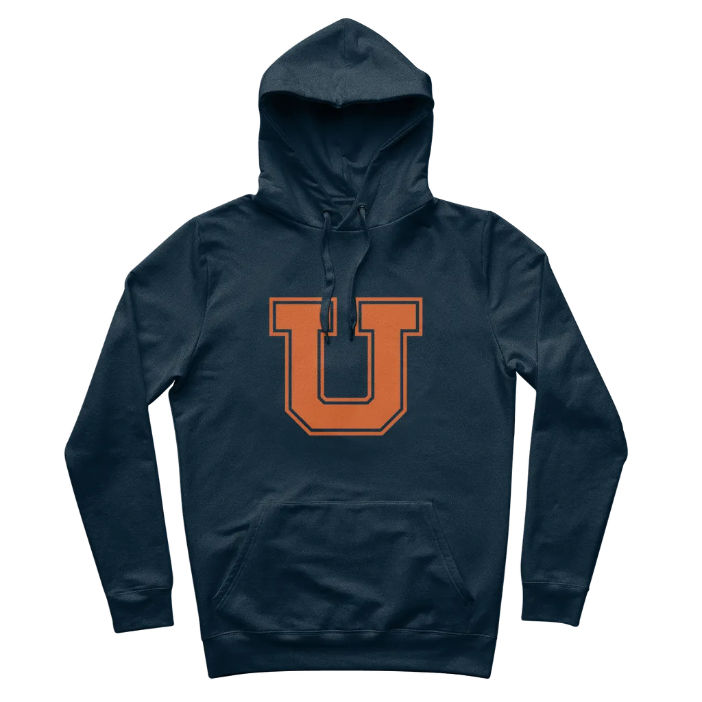 University U logo 100% Organic Cotton Graphic Hoodie