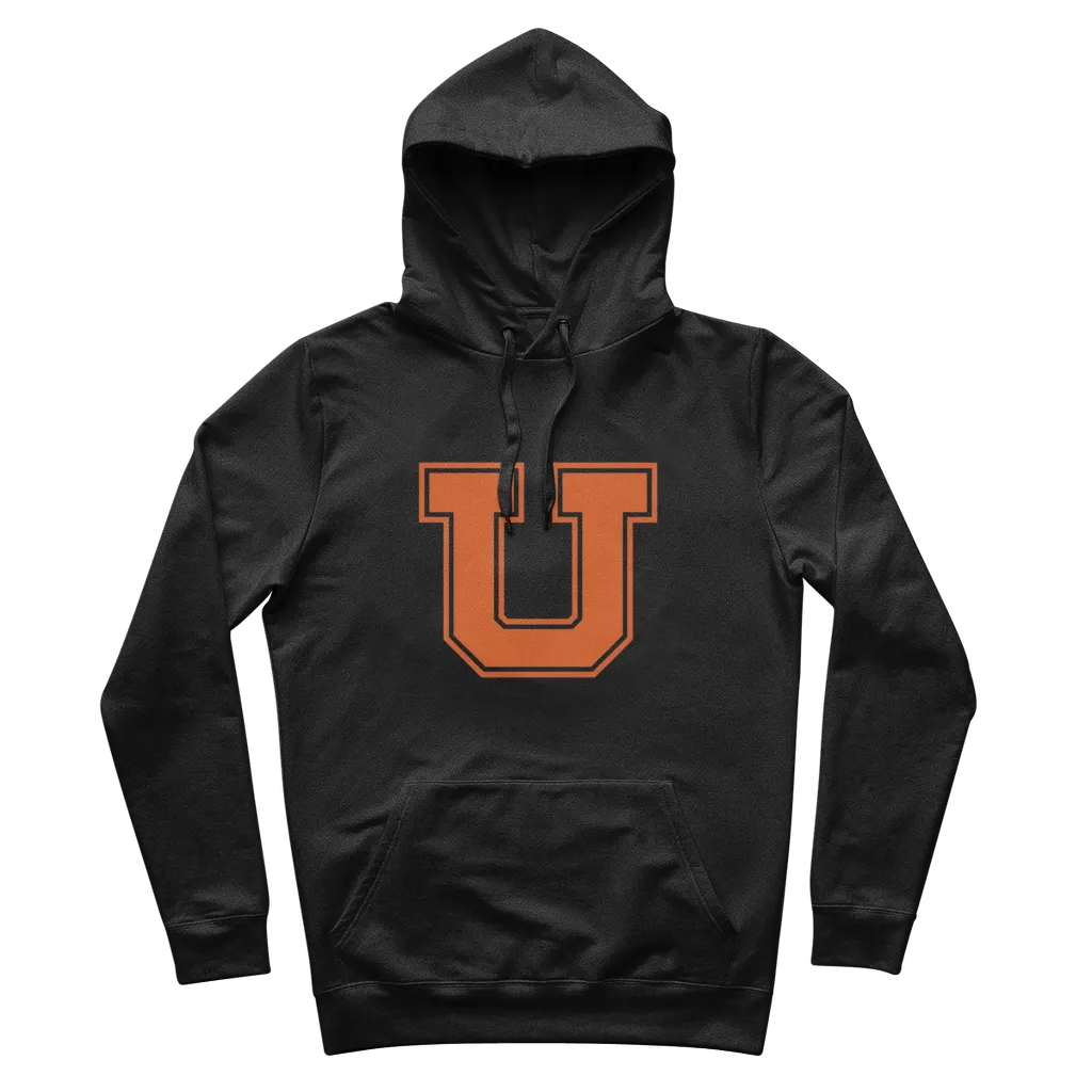 University U logo 100% Organic Cotton Graphic Hoodie