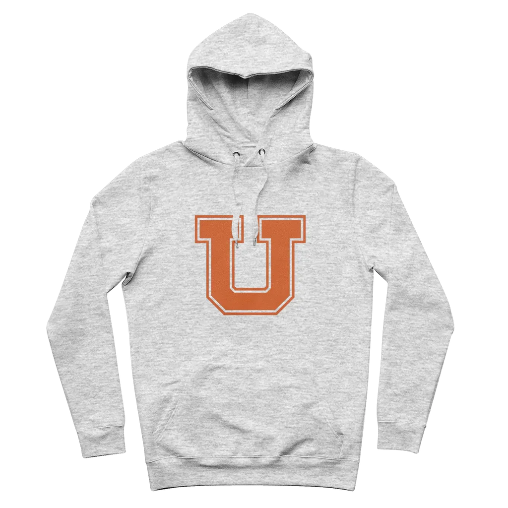University U logo 100% Organic Cotton Graphic Hoodie