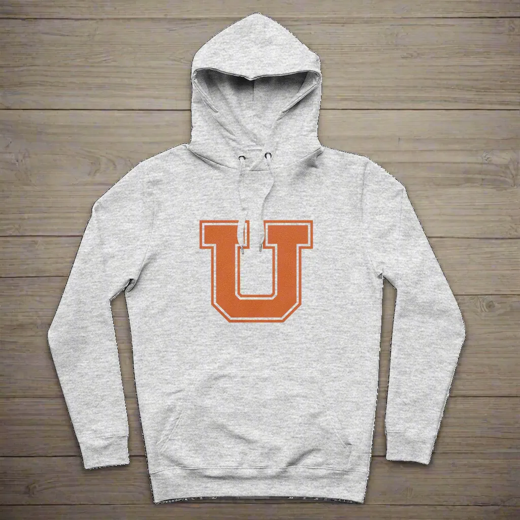 University U logo 100% Organic Cotton Graphic Hoodie