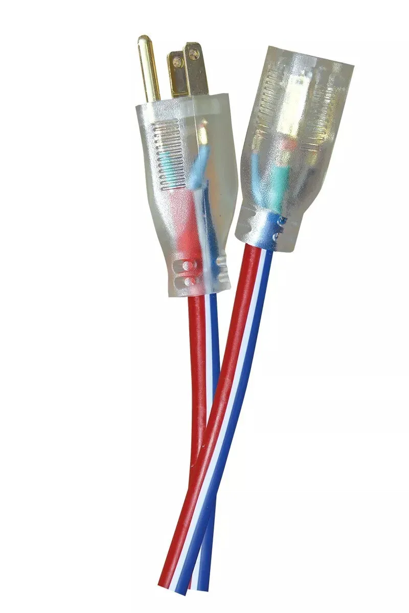 Voltec 50' 12/3 SJTW Outdoor Extension Cord w/ Lighted Ends 0500158US