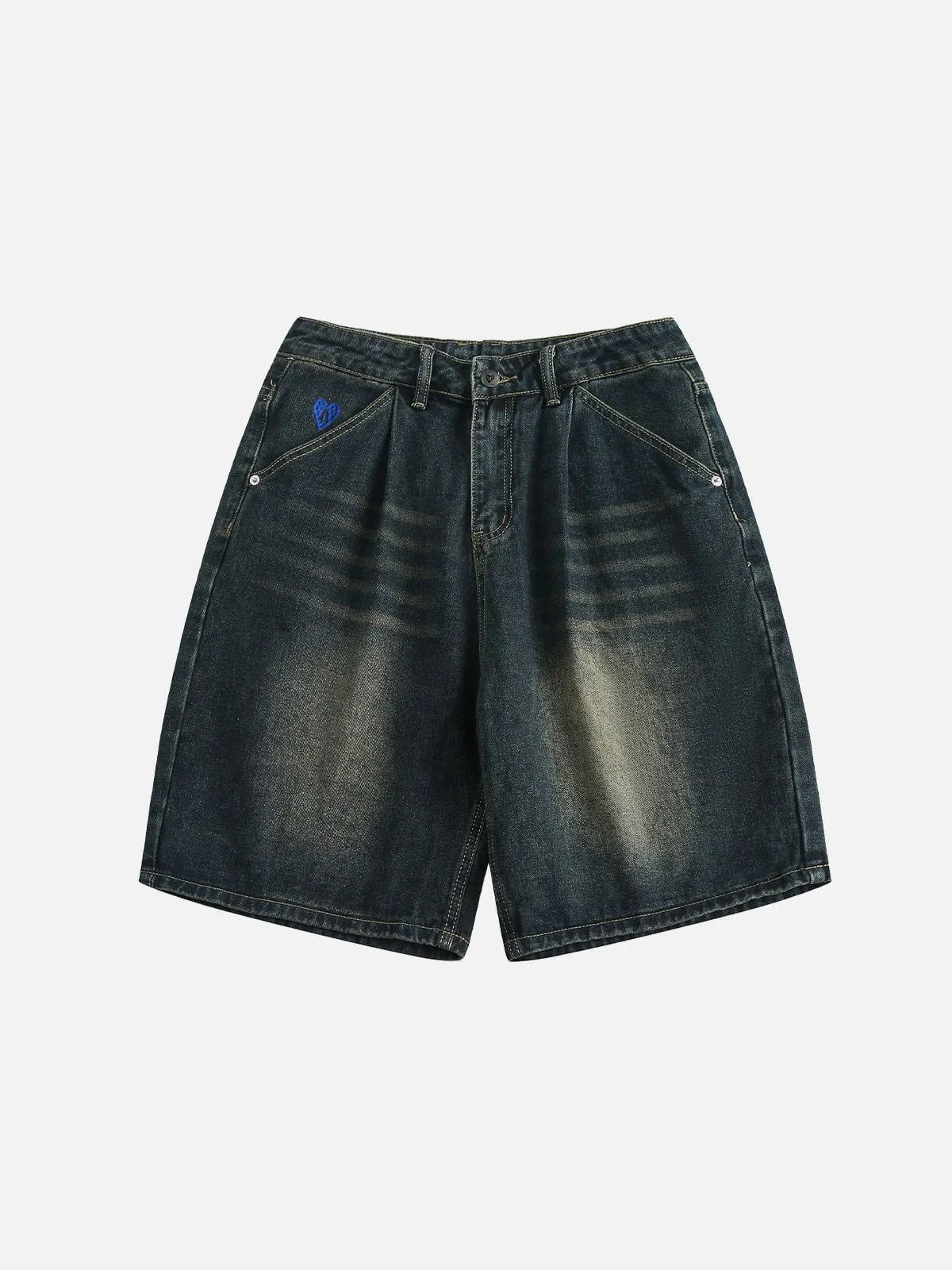 Washed Wrinkle Jorts
